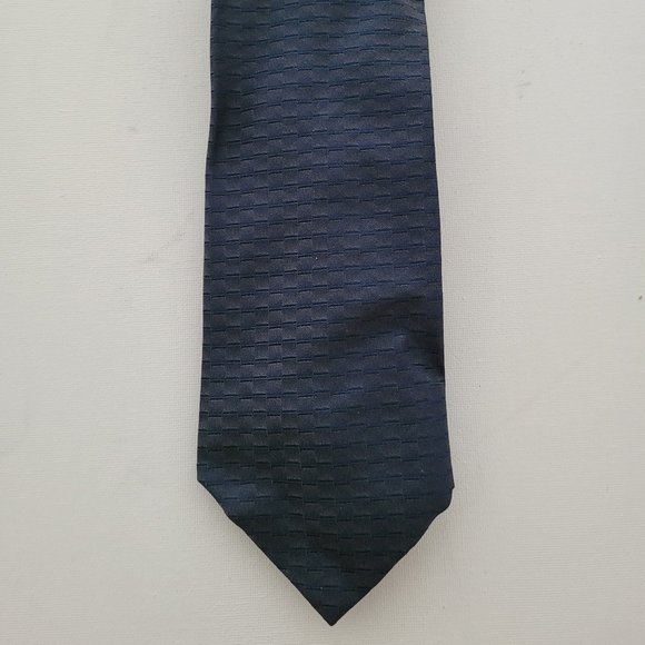 Blue Lanvin Silk Tie - Picture 1 of 2